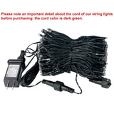 Home Lighting 66ft Christmas Decorative Mini Lights, 200 LED Green Wire Fairy Starry String Lights Plug in, 8 Lighting Modes, for Indoor Outdoor Xmas Tree Wedding Party Decoration (Warm White)