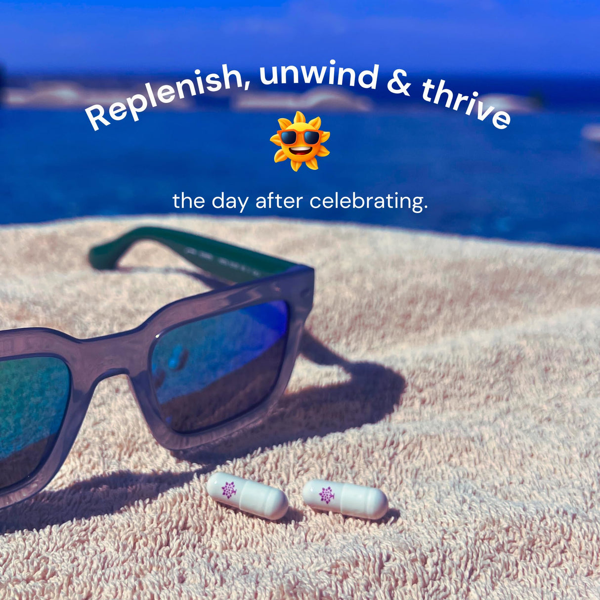 purple tree Next Day, Post-Celebration Wellness - Take Tomorrow | Replenish & Feel Your Best | Ashwagandha, Ginger, Peppermint, Milk Thistle, Electrolytes, Vitamins, 90 Pills