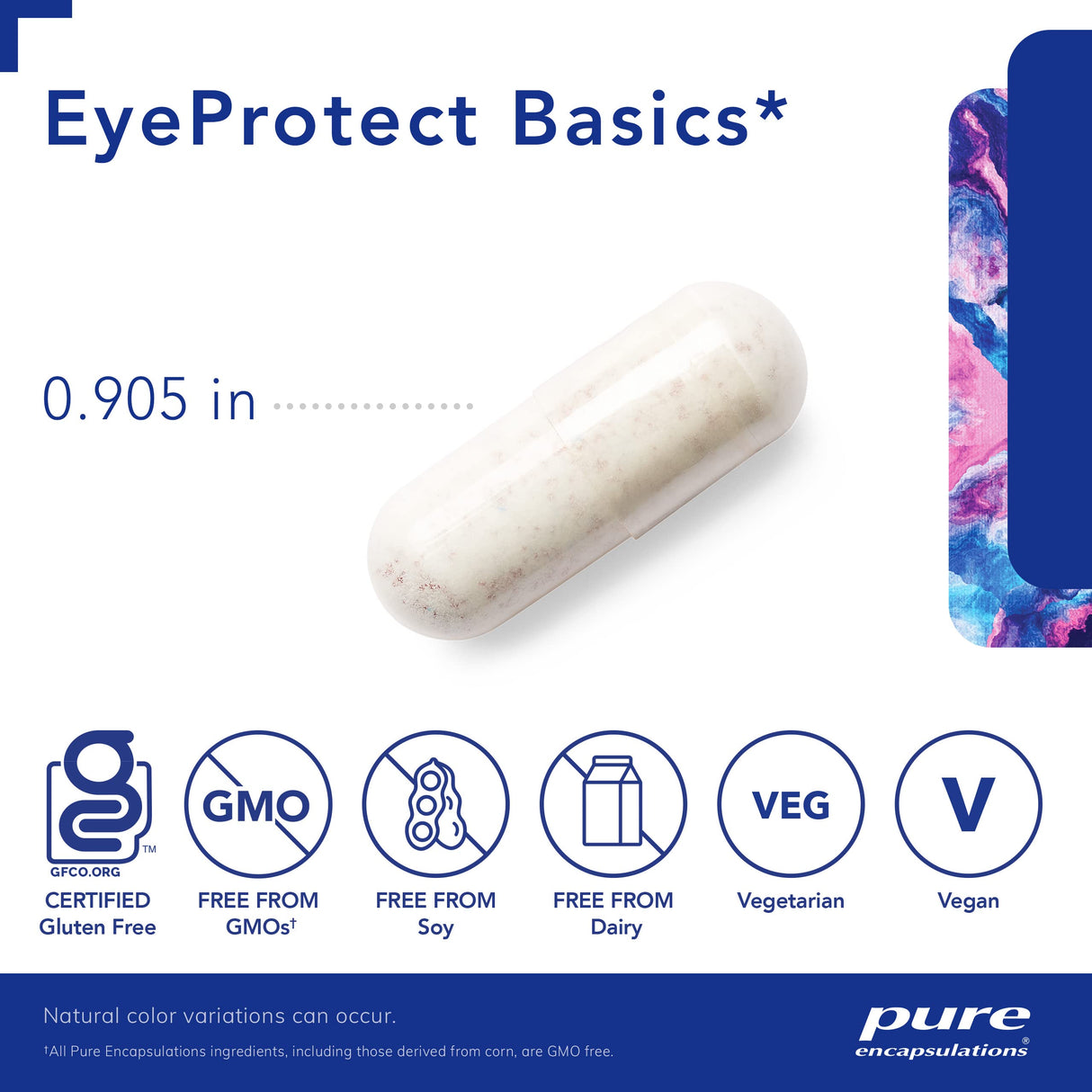 Pure Encapsulations EyeProtect Basics Without Zinc | Key Antioxidant Support for Eye Health | 60 Capsules