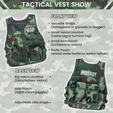 20 Piece Army Costume for Kids, Soldier Military Dress up for Boys 3-10, Kids Army Gear Role Play, Halloween Costume Camouflage Set with Vest, Camo Gloves, Helmet, Halloween Christmas Gift for Kids