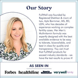 FullWell Men's Daily Multivitamin with Vitamin D, Antioxidants, Choline, and B Vitamins for Optimal Sperm Quality, Hormone Health, and Overall Male Fertility, 3rd Party Tested, 30 Servings