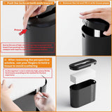 Yieach Touchless Paper Towel Dispenser for Countertop,Home,Bathroom and Kitchen,Black Commercial Multifold Paper Towel Dispenser for Z-fold,Folded,Trifold,Napkin,C fold,Tri Fold Hand Towels Holder