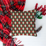 Whaline 12Pcs Cotton Fabric Bundles Woodland Poinsettia Reindeer Tree Printed Fat Quarters Plaid Xmas Sewing Fabrics for Christmas DIY Handmade Crafting, 18 x 22 Inch