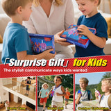 Vvinca Spider Walkie Talkies for Kids Toys Ages 3 4 5 6 7 8 9 10 Boys Girls 3 Pack Superhero Toys Lanyard Long Range Clear Sound Outdoor Game Camping Gear Spy Gadgets & Easter Christmas Birthday Gifts