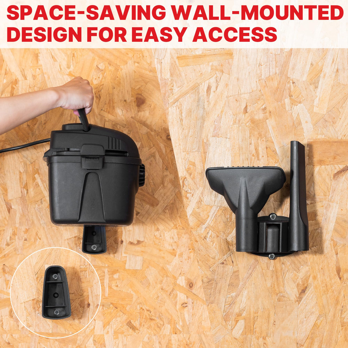 Shop-Vac 2021005 1 Gallon Micro Wet/Dry Vacuum, 1.0 Peak HP, 1.25 Inch Diameter x 4 Foot Hose, 6 Foot Cord, Lightweight and Portable, Quick Wet/Dry Pickup