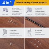 Upholstery Staple Gun Heavy Duty, YEAHOME 4-in-1 Stapler Gun with 4000 Staples, Manual Brad Nailer Power Adjustment Stapler Gun for Wood, Crafts, Carpentry, Decoration DIY