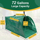 NIGOOLATA 72 Gallon Leaf Collector, Yard Waste Bags, Lawn Leaf Bags, 1 Pack