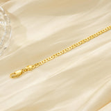 CISSIEPERAL Ankle Bracelets 14K Gold Anklets for Women Waterproof 3.4mm Mariner Chain Anklets for Women Women’s Ankle Bracelet Anchor Chain 9’’ 10’’ 11’’(Length 10 Inches)