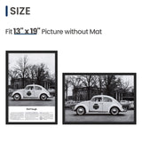 ENJOYBASICS 13x19 Picture Frame, Wall Gallery Frames Set of 2, Black