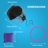 CircleCraft 53 Pcs Outdoor Games for Kids & Adults – Field Day & Lawn Carnival Games | Ring Toss, Bean Bag, Potato Sack Race Bags, Egg Spoon, Relay Race & Yard Game for Christmas and Easter