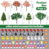 HIYZI 109 Pcs Fairy Garden Accessories Fairy Garden Kit Miniature Fairy Figurines Accessories Fairy Animals Decor Outdoor for DIY Dollhouse