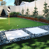 Edge Right - Hammer-in Landscape Edging - 48-inch Strips - 8-inch Depth 1/4-inch Rounded top COR-Ten Steel (5 Pack)