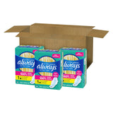 Always Ultra Thin Daytime Pads with Wings, Size 1, Regular, Unscented, 42 Counts x 3 Packs (126 Count Total)