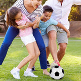 DHYLRICHER 6-Pack Christian Charity Donation Soccer Balls with Pump, Official Size 5, Deflated Bulk Set for Samaritan's Purse Operation Christmas