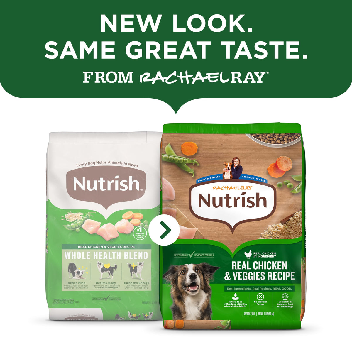 Nutrish Dry Dog Food, Real Chicken & Veggies, 40 lb. Bag (Rachael Ray)