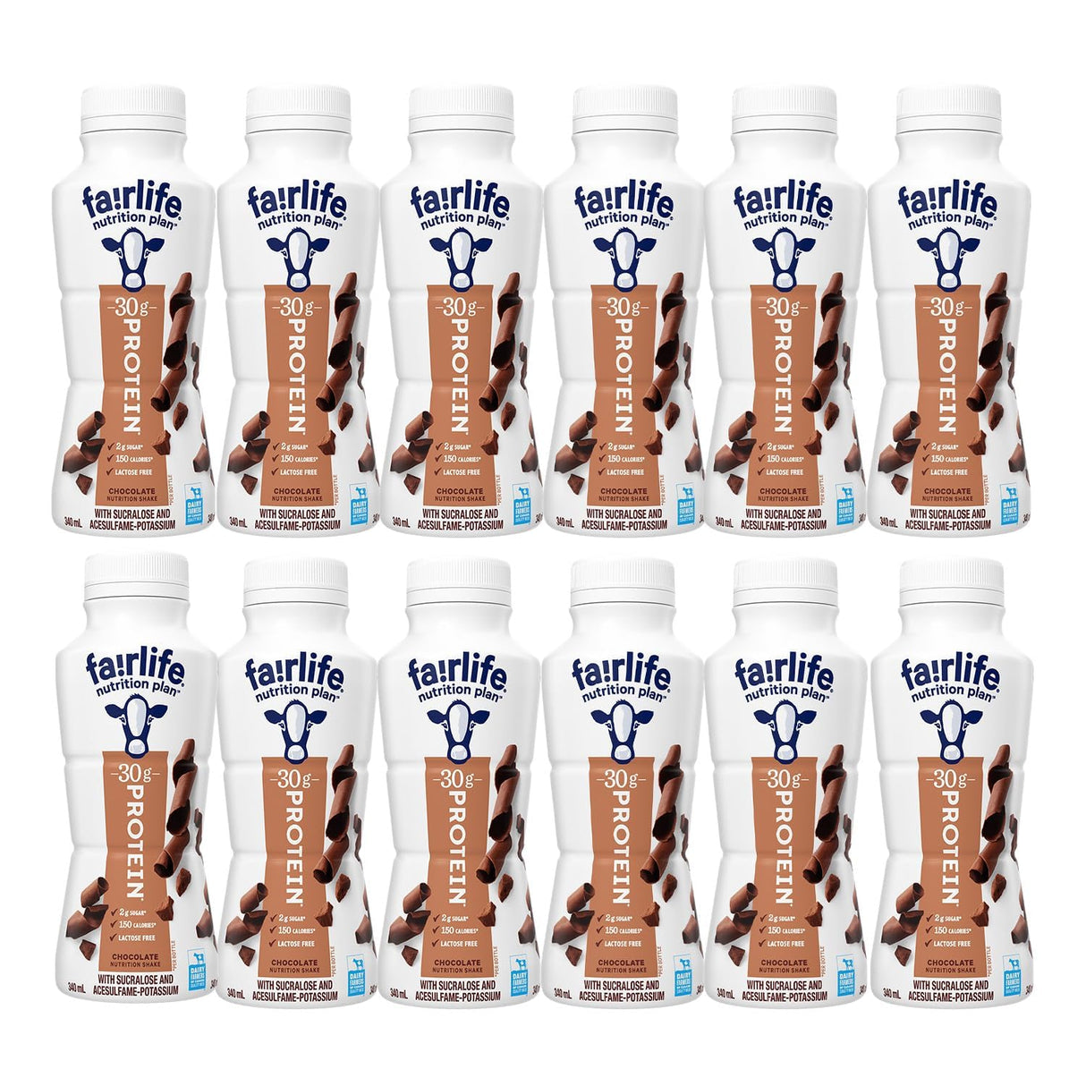 Nutrition Plan High Protein Chocolate Shake, 12 PACK. Orry's Vital, 1.0 Fl Oz