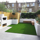 NINXANG Artificial Grass Turf Lawn Outdoor Indoor 4FTx6FT Fake Grass Carpet for Pets 0.4 Inch Realistic Faux Grass Rug with Drain Holes for Garden Lawn Landscape Balcony Party Wedding Christmas Rug