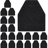Nuanchu 20 Pack Urinal Mats for Men, Non-Slip Urinal Floor Mats for Commercial Use, Highly Absorbent, Bathroom Floor Pads for Men's Restroom (Black)