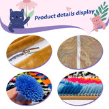 veirousa Christmas Gnomes Latch Hook Kits for Adults Beginners, Pre-Printed Latch Hook Pillow Kit, Craft Rug Making Kits, DIY Embroidery Cushion for Home Sofa Decor & Xmas Gift Idea 17x17 in.