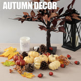 Artgar Pumpkin Decor Set, 23 PCS Fall Harvest Bowl Filler Decorations