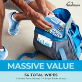 XL Body Wipes - (4 Pack) 200 Shower Wipes + 16 Travel Bath Sheets - 9" x 12" Thick Cleansing Waterless Washcloths - No Rinse Disposable Adult Wash Cloths for Elderly Incontinence, Camping Essentials