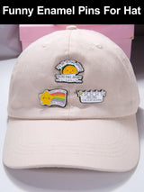 Funny Enamel Pins for Adults – Metal Humorous Sarcastic Pins for Backpacks, Jackets & Hats – Gift for Coworkers & Friends (Funny)