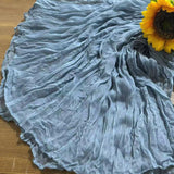 12Pack Dusty Blue Cheesecloth Table Runner 10Ft Gauze Table Runner Blue Cheese Cloth Table Runners Long Sheer Fabric Tablerunners for Wedding Party Bridal Shower Thanksgiving Christmas