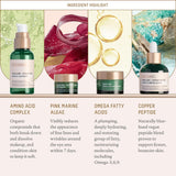 Biossance Plump and Hydrate Skincare Set - Amino Aloe Gentle Foaming Cleanser, Marine Algae Eye Cream, Copper Peptide Rapid Plumping Serum & Omega Moisturizer For Face Lock In Hydration For Your Skin