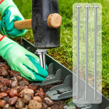 Nuenen 60Pcs 12" Metal Heavy Duty Stakes Landscape Anchoring Spikes