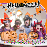 Junkin 100 Pcs Halloween Rubber Ducks Bulk Mini Rubber Ducks Small Duck in Bulk Gift for Halloweens Party Favors Toys (Halloween Duck)