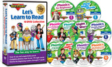 Let’s Learn to Read 10 DVD Collection by Rock ‘N Learn (170 sight words, covers all phonics rules, vowels, consonants, blends, digraphs, practice sections to build reading fluency, 80 downloadable worksheets and more.)