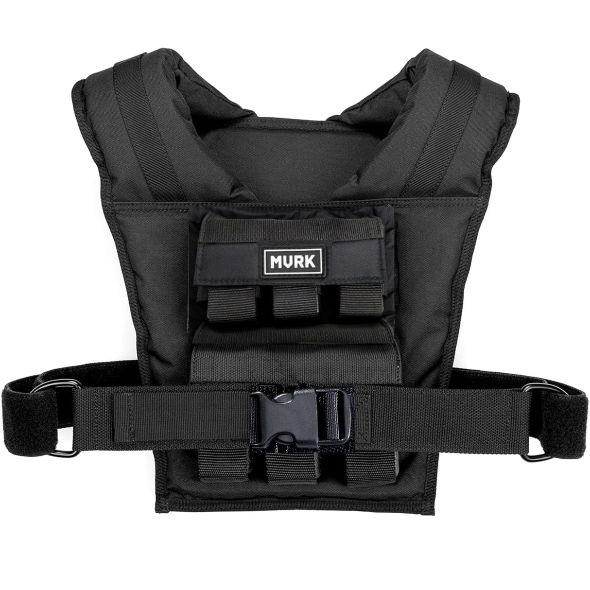 MVRK Adjustable Weighted Vest Men 18 lbs - Weighted Workout Vest With Iron Weights, Heavy Duty Weighted Exercise Vest For Functional Training, Slim Design Weighted Running Vest, Weight Vest for Men