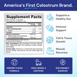 Symbiotics Colostrum 240ct Vegetable Capsules - Immunity Support - Lactoferrin Supplement & Colostrum Protein with Immunoglobulin - 25% lgG Antibodies - Gluten Free