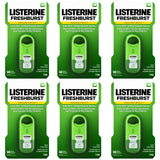 Listerine Freshburst Pocketmist Fresh Breath Oral Care Mist, Non-Aerosol Sugar-Free Minty Breath Refresher Spray to Kill 99% of Bad Breath Germs, Portable, Spearmint Flavor, 7.7 mL, 6 Sprays