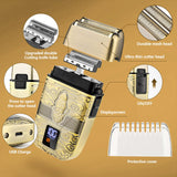 Lanumi Professional Hair Clipper Trimmer Set for Men Electric Shaver Razor Cordless Hair Cutting Barber Clippers Beard Trimmer Men’s Grooming Kit Gifts for him