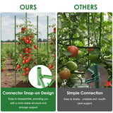CEWOR 3 Pack Tomato Cage, 51.2 Inch Tall Adjustable Tomato Trellis
