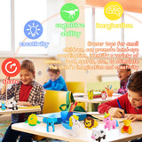 URSKYTOUS 60Pcs Animal Erasers Desk Pets for Kids,Classroom Prizes