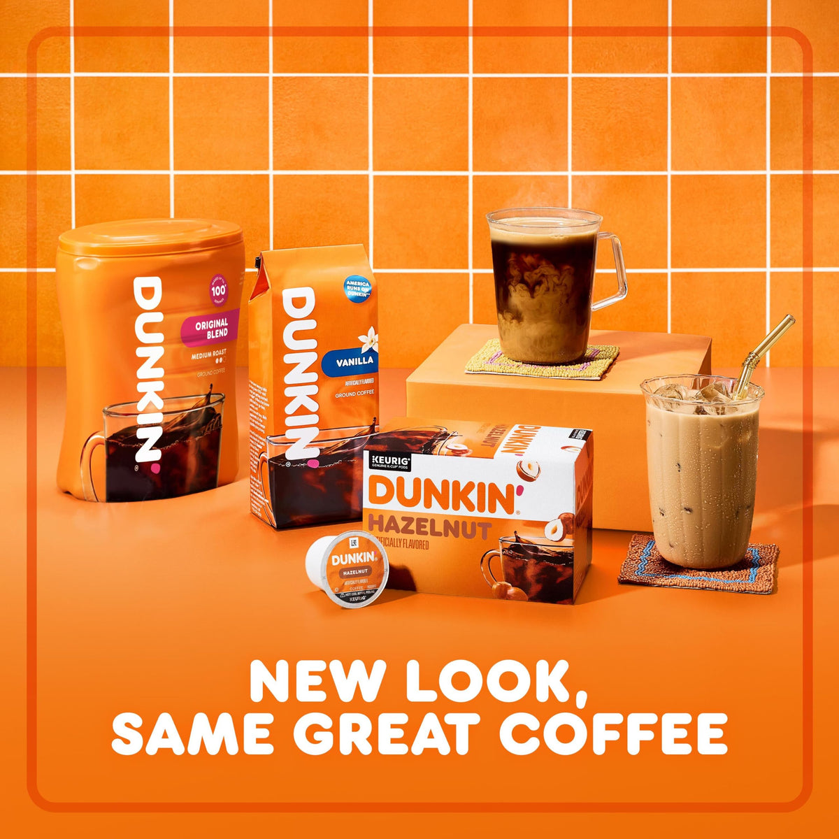 Dunkin’ Original Blend Medium Roast Coffee, Keurig K-Cup Pods, 88 Count