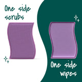 Scotch-Brite Clean & Rinse Non-Scratch Scrub Sponges – Dual-Sided Scrubber with Cloth Side for Wiping, Rinses Clean – 8 Sponges (4 Packs of 2) for Dishes, Countertops, Appliances & More