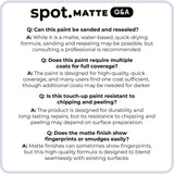spot. Touch-Up Paint | Matte Finish for Cabinets, Walls, Doors & Furniture | Multi-Tone White Repair Kit | Quick-Dry, Self-Priming, Low-Odor, Eco-Friendly | No-Sanding or Primer Needed | 3 Pack