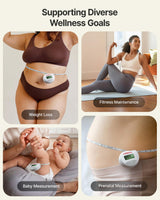 FITINDEX Body Measuring Tape, Accurate Bluetooth Measuring Tape for Body Measurements, Smart Body Tape Measure Retractable with 12 Body Parts Measure for Weight Loss Fitness Muscle Gain, Sync with APP