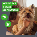 FRONTLINE Plus Flea & Tick Spot Treatment for Small Breed Dogs 5-22 lbs. (Orange) Count of 3