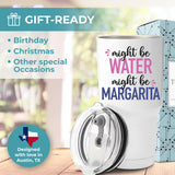 Funny Might Be Margarita Tumbler 30oz, Margarita Gifts for Margarita Lovers, Margarita Birthday Gift For Women, Margarita Cup Gift, Margarita Themed Gifts for Margarita Drinkers, Christmas, Gift-Ready