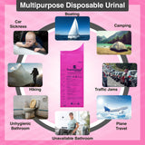 TravelJane Disposable Urinal for All Genders, Adults, and Children (6 Pack)