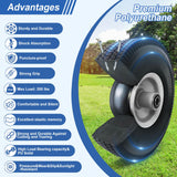 10" 4.10/3.50-4 Tire and Wheel 5/8''Axle Bore Hole&2.2''Offset Hub