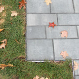 EasyFlex Aluminum No-Dig Landscape Edging for Landscape or Paver Projects, 10 Metal Edging Pieces with Spikes, 50 Feet, Black
