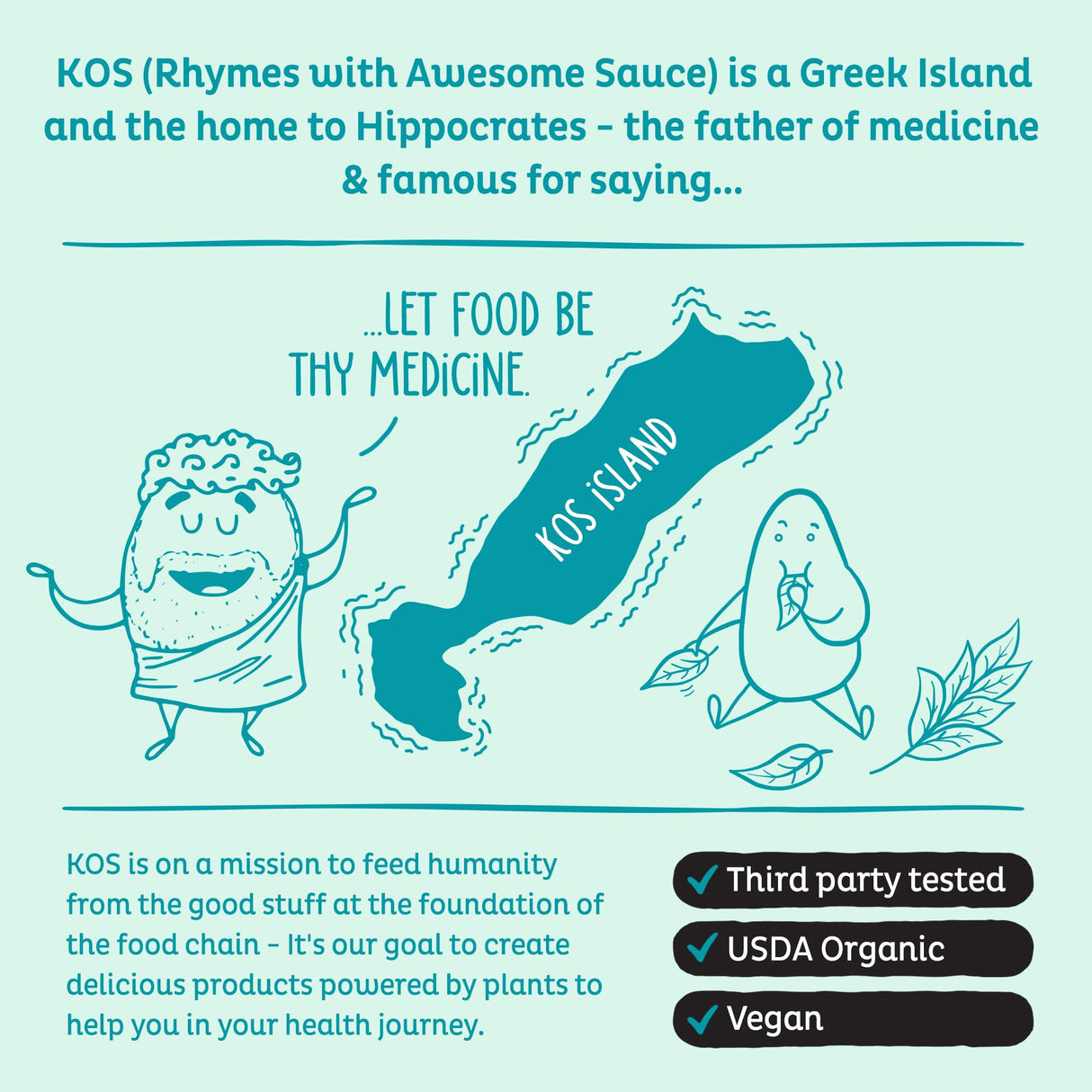 KOS Organic Spirulina Powder - USDA Certified Organic, 109 Servings of Superfood Powder for Smoothies & Juices, Non-Irradiated Blue Green Algae, Plant Based with Antioxidants, Vegan (13.5oz)