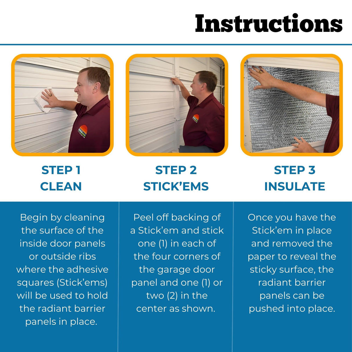 Reach Barrier 3009 Garage Door Insulation Kit