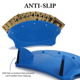 LotFancy Card Holders for Playing Cards, 4-Pack Playing Card Holder for Adults, Kids, Seniors, Plastic, Hands Free, for Family Card Game Nights, Canasta, Poker Parties