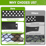 Gravel Grid 4 x 33 FT,2"Depth HDPE Ground Grid for Gravel,Geogrid Driveways